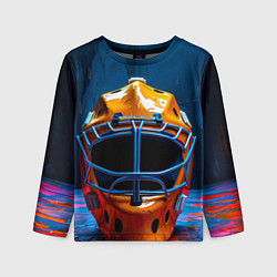 Лонгслив детский Маска голкипера, цвет: 3D-принт