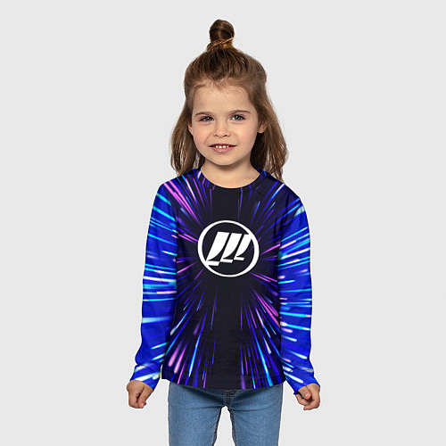 Детский лонгслив Lifan neon energy / 3D-принт – фото 5