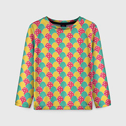 Лонгслив детский Крашенные яйца, цвет: 3D-принт