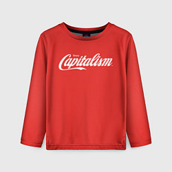 Лонгслив детский Наслаждайтесь капитализмом, цвет: 3D-принт