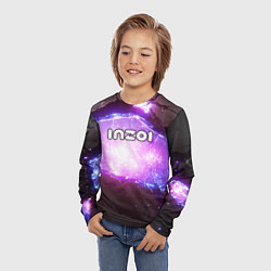 Лонгслив детский Inzoi космический фон, цвет: 3D-принт — фото 2