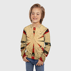 Лонгслив детский Мишень с шарами для боулинга, цвет: 3D-принт — фото 2