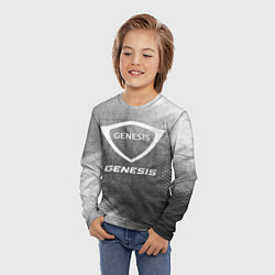 Лонгслив детский Genesis - grey gradient, цвет: 3D-принт — фото 2