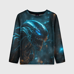 Лонгслив детский Alien space, цвет: 3D-принт