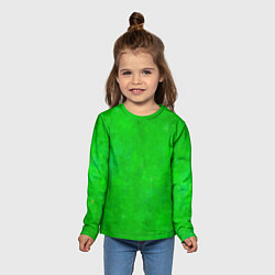 Лонгслив детский Свет зелёного фонаря, цвет: 3D-принт — фото 2