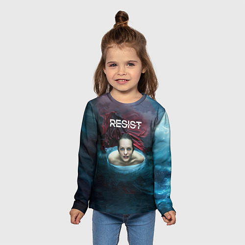 Детский лонгслив Рассказ служанки - Джун / 3D-принт – фото 5