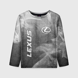 Лонгслив детский Lexus - grey gradient вертикально, цвет: 3D-принт