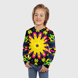 Лонгслив детский Звездный калейдоскоп, цвет: 3D-принт — фото 2