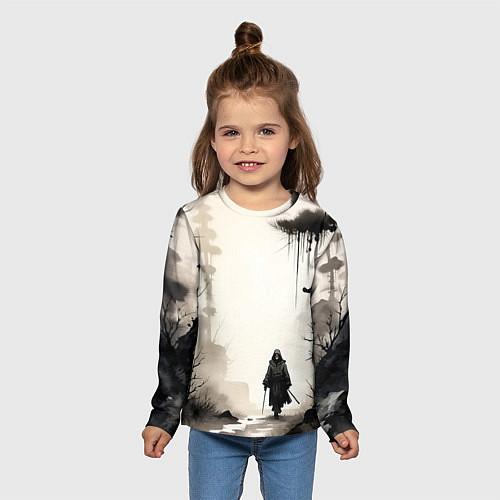 Детский лонгслив Путник / 3D-принт – фото 5