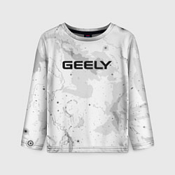 Лонгслив детский Geely светло-серый, цвет: 3D-принт