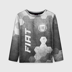 Лонгслив детский Fiat - grey gradient вертикально, цвет: 3D-принт