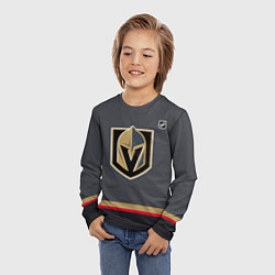 Лонгслив детский Vegas Golden Knights - NHL team, цвет: 3D-принт — фото 2