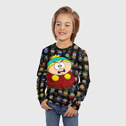 Лонгслив детский Недовольный Картмен, цвет: 3D-принт — фото 2