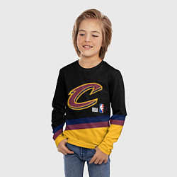 Лонгслив детский Cleveland Cavaliers NBA basketball, цвет: 3D-принт — фото 2