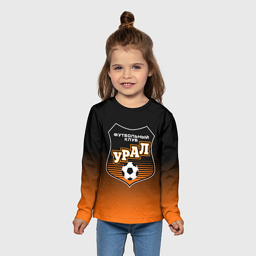 Детский лонгслив ФК Урал - градиент / 3D-принт – фото 5