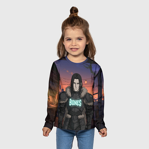 Детский лонгслив Bones в аниме / 3D-принт – фото 5