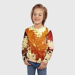 Лонгслив детский Абстракция - sunspot, цвет: 3D-принт — фото 2
