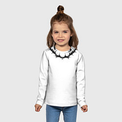 Лонгслив детский Неформальные линии, цвет: 3D-принт — фото 2