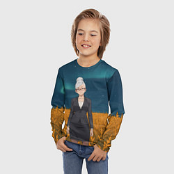 Лонгслив детский Сэйко Аясэ Дандадан, цвет: 3D-принт — фото 2