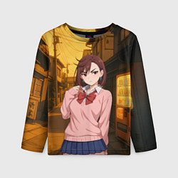 Лонгслив детский Недовольная Сиратори Айра, цвет: 3D-принт