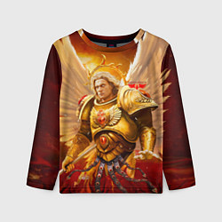 Лонгслив детский Сангвиний кровавый ангел, цвет: 3D-принт