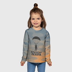 Лонгслив детский ВДВ Крылатая пехота, цвет: 3D-принт — фото 2