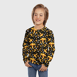 Лонгслив детский Грибной дождик, цвет: 3D-принт — фото 2