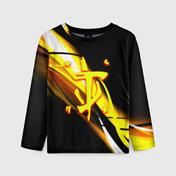 Лонгслив детский Doom геометрия из полос, цвет: 3D-принт