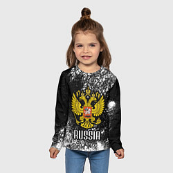 Лонгслив детский Герб России, цвет: 3D-принт — фото 2