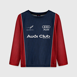 Лонгслив детский Audi club retro, цвет: 3D-принт