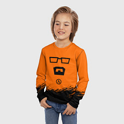 Лонгслив детский Халф лайф - фримен, цвет: 3D-принт — фото 2
