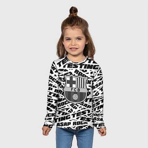 Детский лонгслив AAP Rocky barcelona / 3D-принт – фото 5