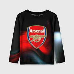 Лонгслив детский Арсенал абстракция аолна, цвет: 3D-принт