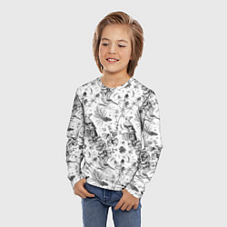 Лонгслив детский Бузулукский бор, цвет: 3D-принт — фото 2