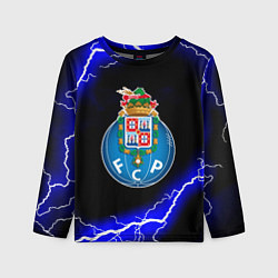 Детский лонгслив Porto молнии шторм