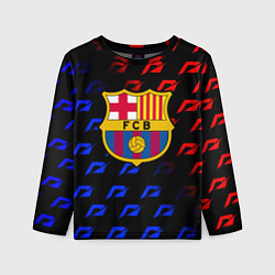 Лонгслив детский Barcelona gradient need for speed, цвет: 3D-принт
