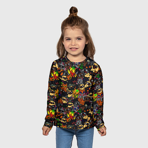 Детский лонгслив Paw / 3D-принт – фото 5