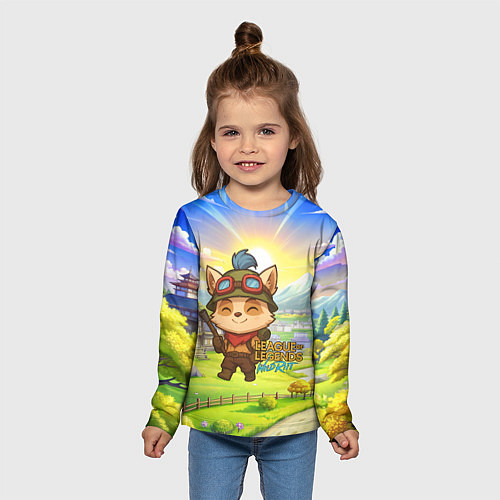 Детский лонгслив League of legends Тимо / 3D-принт – фото 5