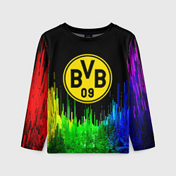 Лонгслив детский Borussia градиент текстура, цвет: 3D-принт