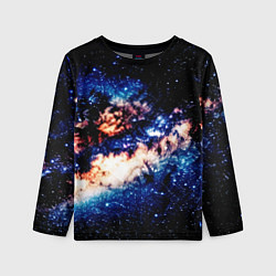 Лонгслив детский Бесконечный космос и туманность, цвет: 3D-принт