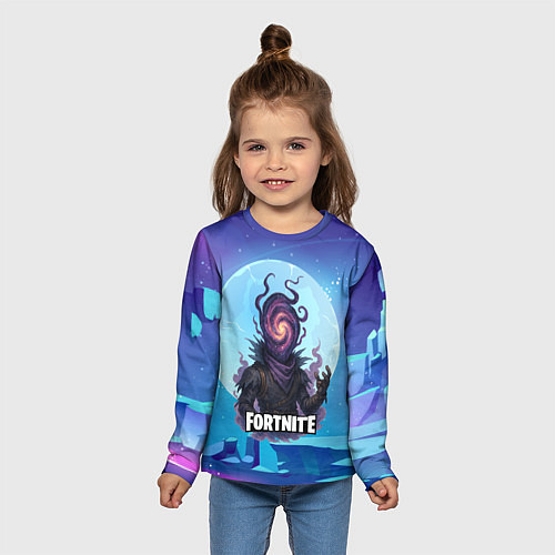Детский лонгслив Рейвен Fortnite / 3D-принт – фото 5