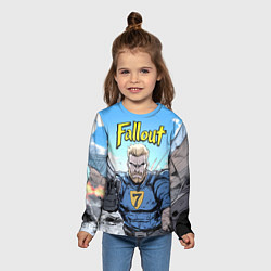 Лонгслив детский Fallout 7, цвет: 3D-принт — фото 2