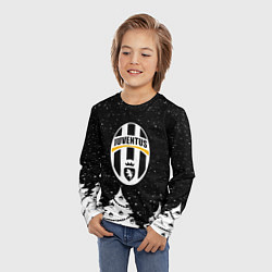 Лонгслив детский Ювентус новый год, цвет: 3D-принт — фото 2