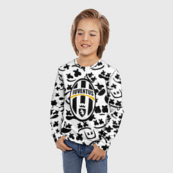 Лонгслив детский Ювентус x Маршмеллоу, цвет: 3D-принт — фото 2