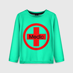 Лонгслив детский Medic, цвет: 3D-принт