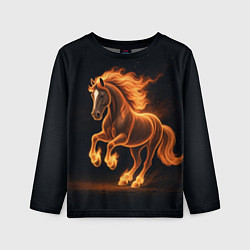 Детский лонгслив Китайский огненный жеребец