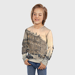 Лонгслив детский Зима в Санкт-Петербурге, цвет: 3D-принт — фото 2