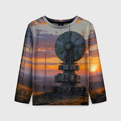 Лонгслив детский Радиоэфир на закате, цвет: 3D-принт