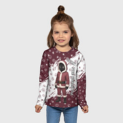 Лонгслив детский Окак - уже новый год, цвет: 3D-принт — фото 2