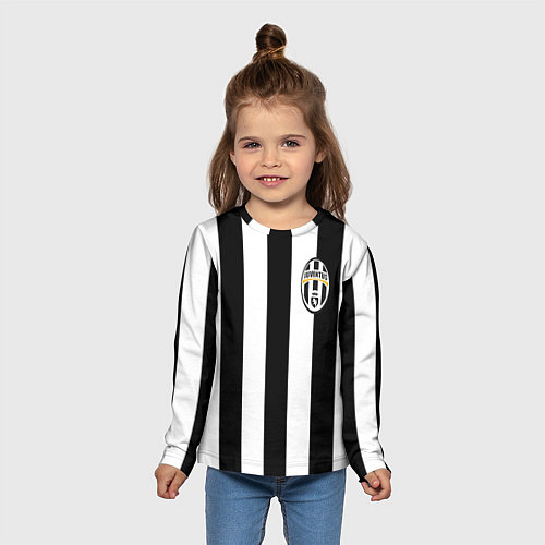 Детский лонгслив Juventus: Vidal / 3D-принт – фото 5